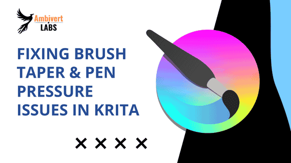 brush taper and pen pressue in krita