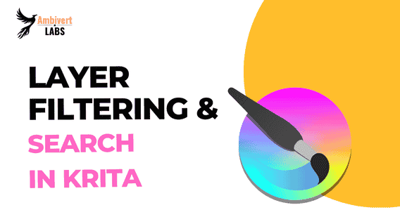 Layer Filtering & Search in Krita - Organize Projects - 2025
